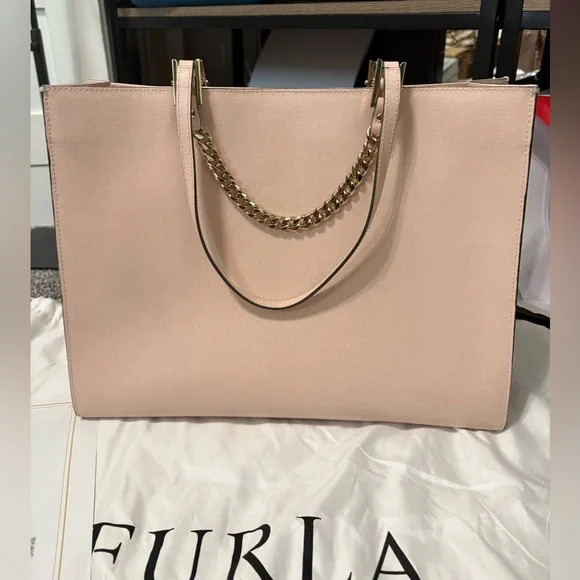 Furla Pink Tote Bag - Picture 5 of 13